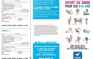 Licence Sport Indre