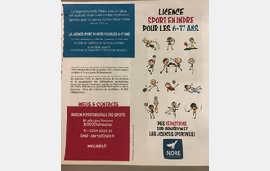 Licence Sport en Indre