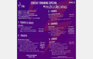 Circuit Training #restezchezvous - Séance 3