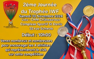 2ème Journée du Trophée IWF - Implantation Sud