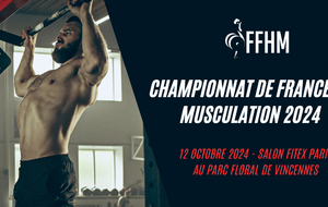 Championnat de France de Musculation 2024 - Salon FITEX Paris