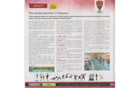 Notre section sportive à l'honneur