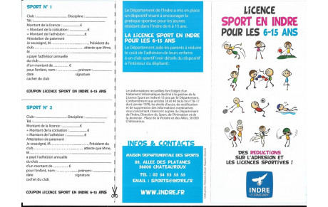 Licence Sport Indre
