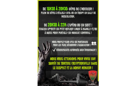 Déroulement soirée Halloween !!!